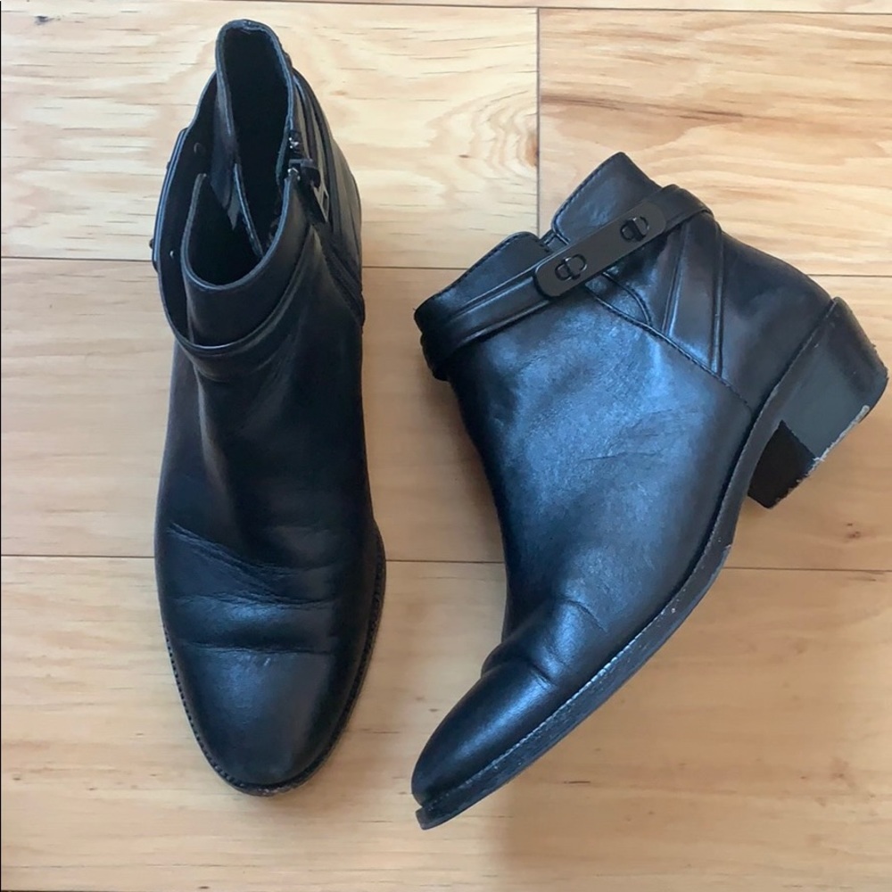 Coach leather boots